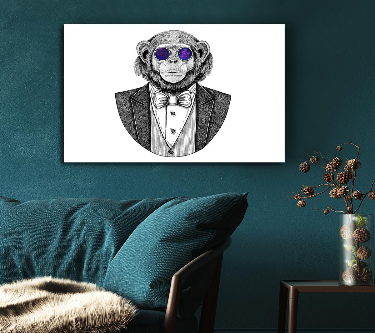 Glasses Chimpanzee