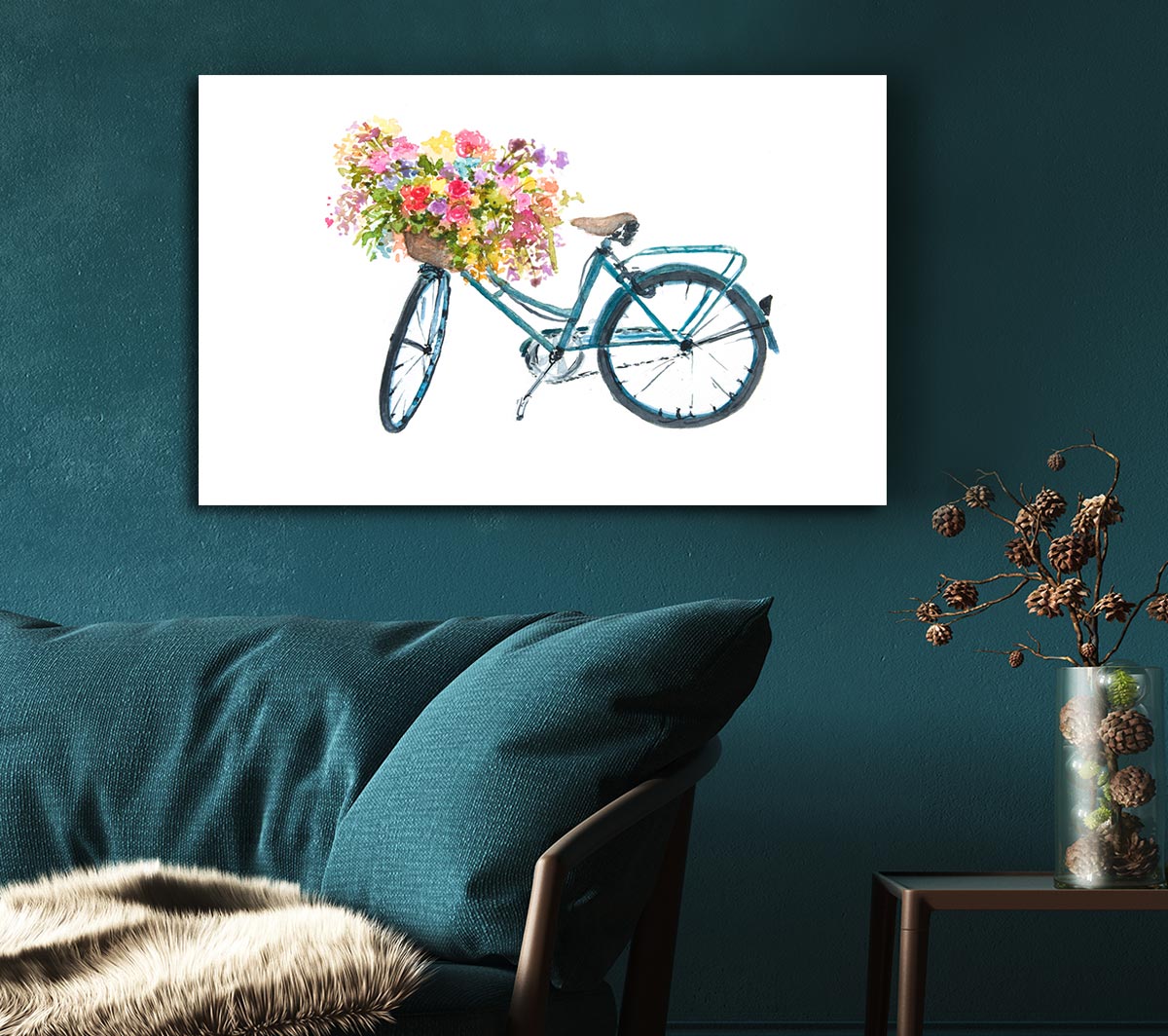 Flowers On A Bike