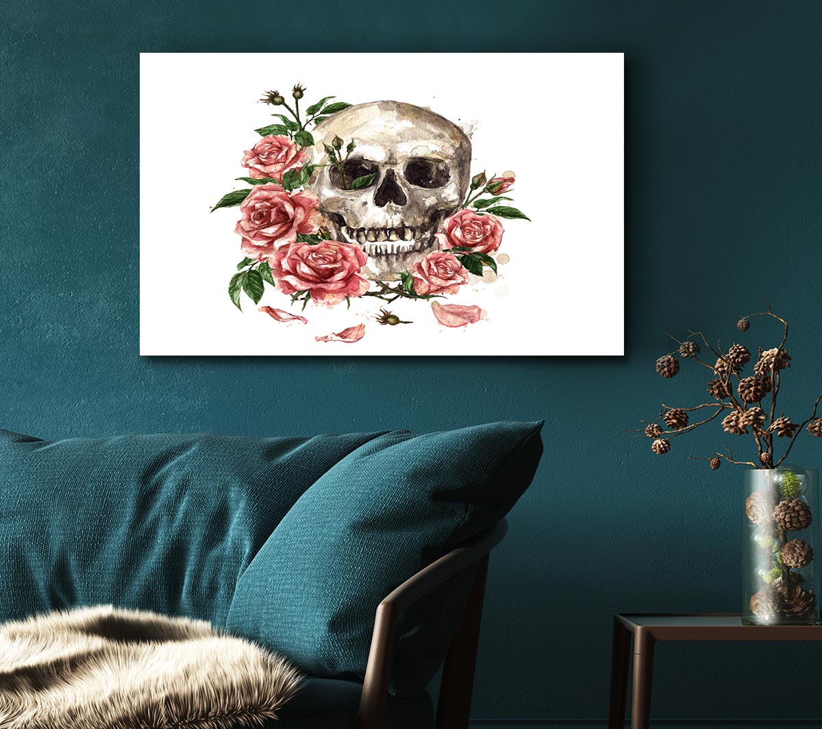 The Floral Skull