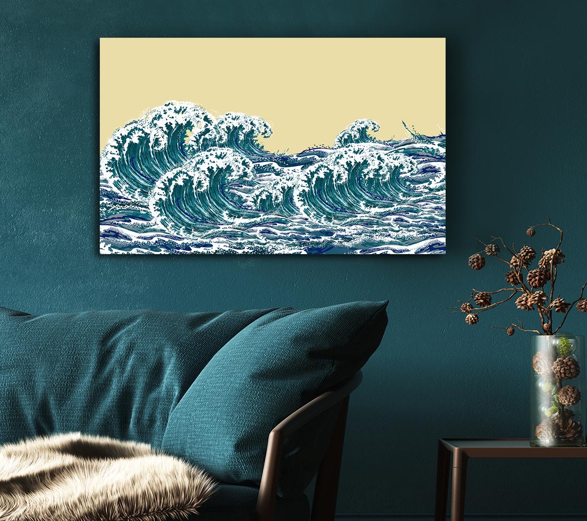 Waves On Yellow