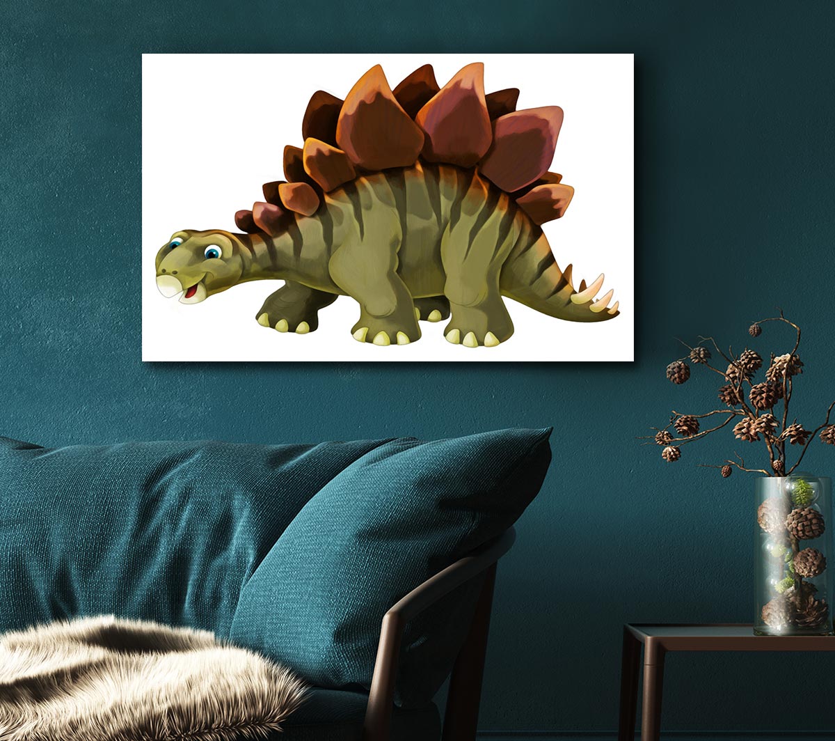 The Happy Stegosaurus