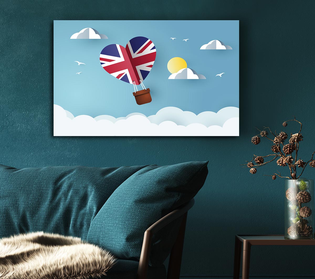 Union Jack Hot Air Balloon