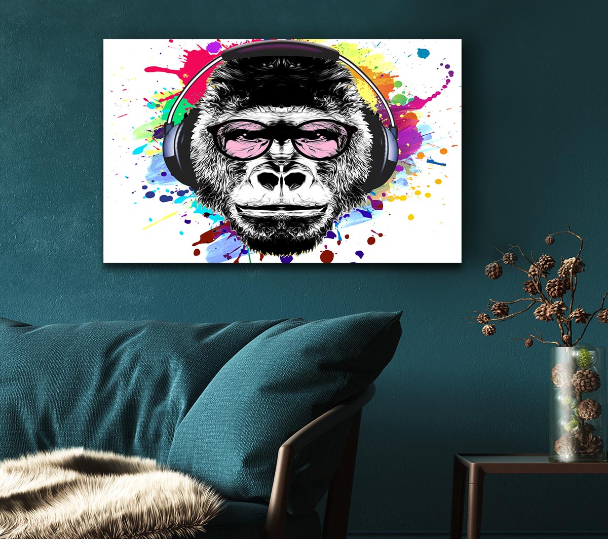 Gorilla Glasses Paint Splatter