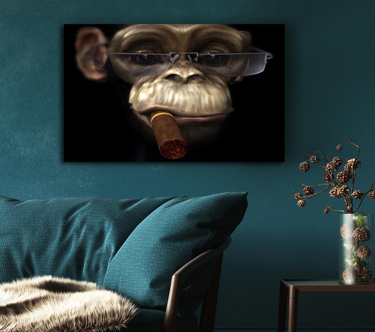 The Chimp Cigar Smoker