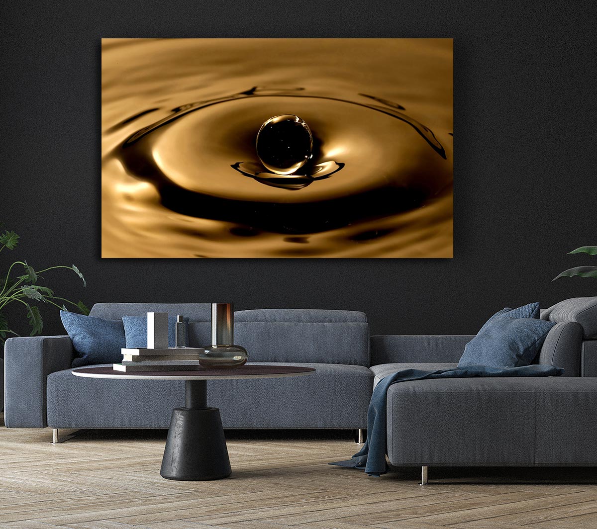 Sepia Water Drop