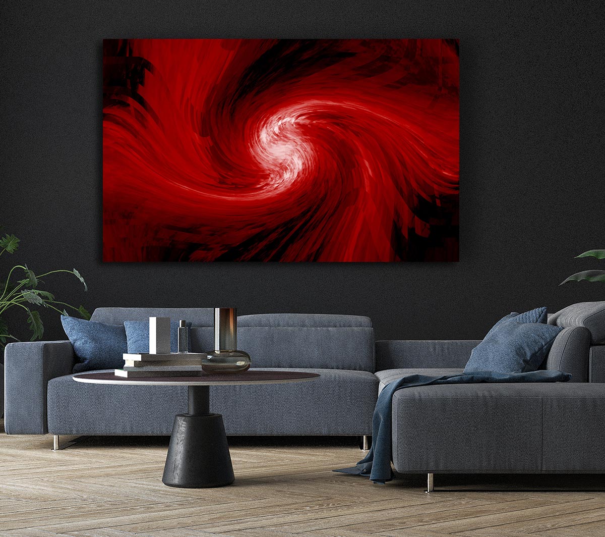 Swirls Of Time Red