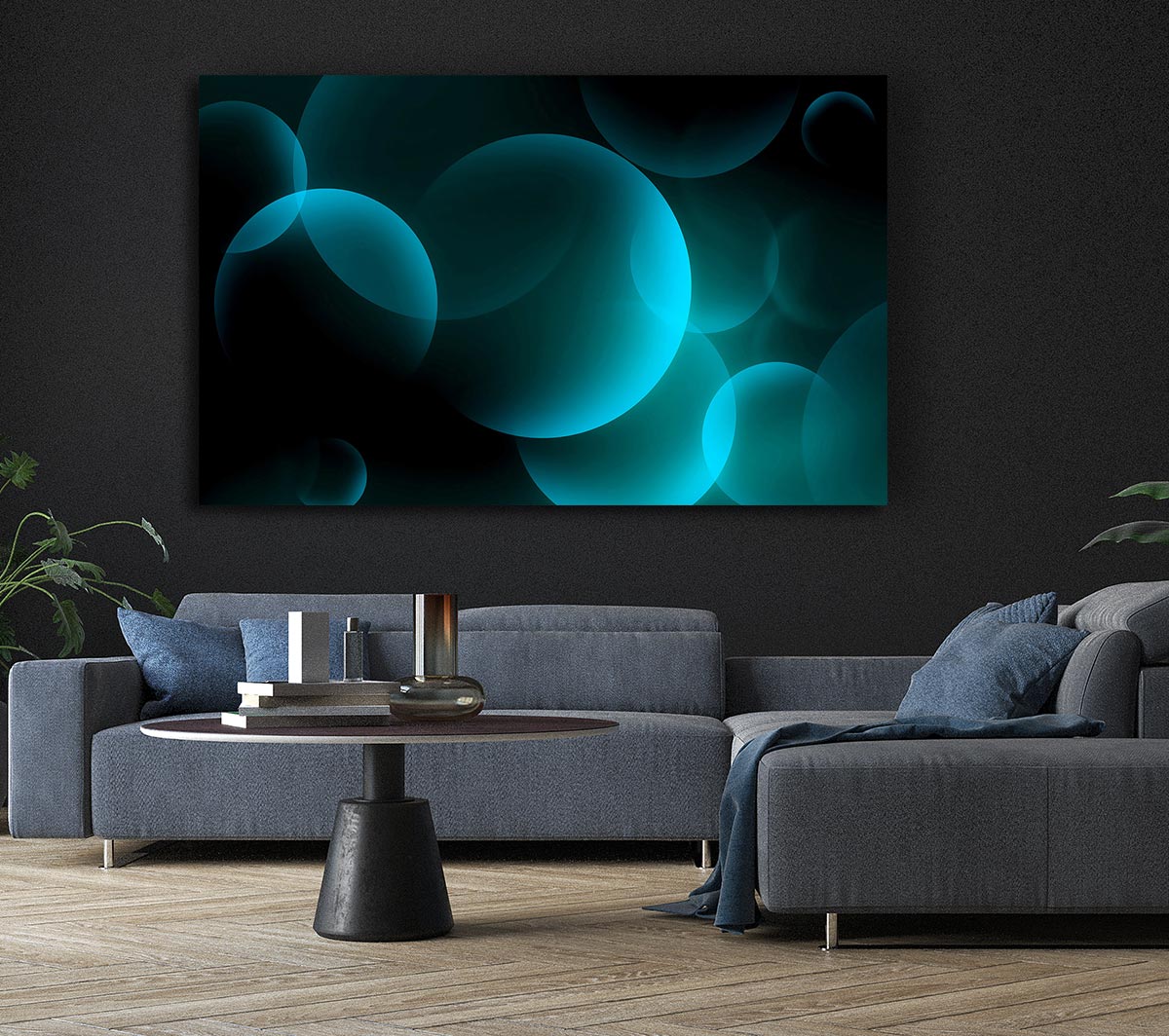 Turquoise Big Bubbles