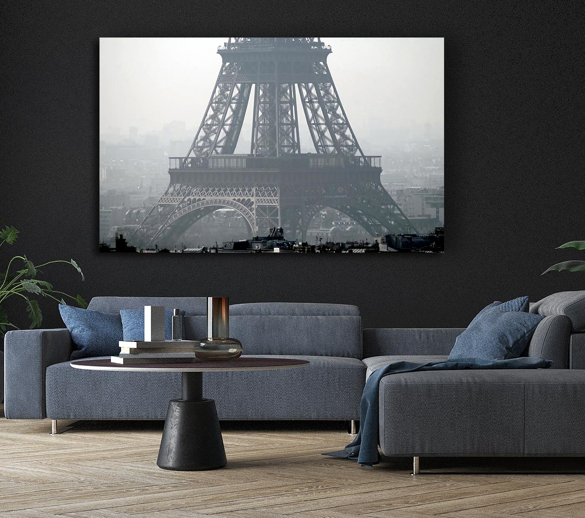 Black And White Eiffel Tower