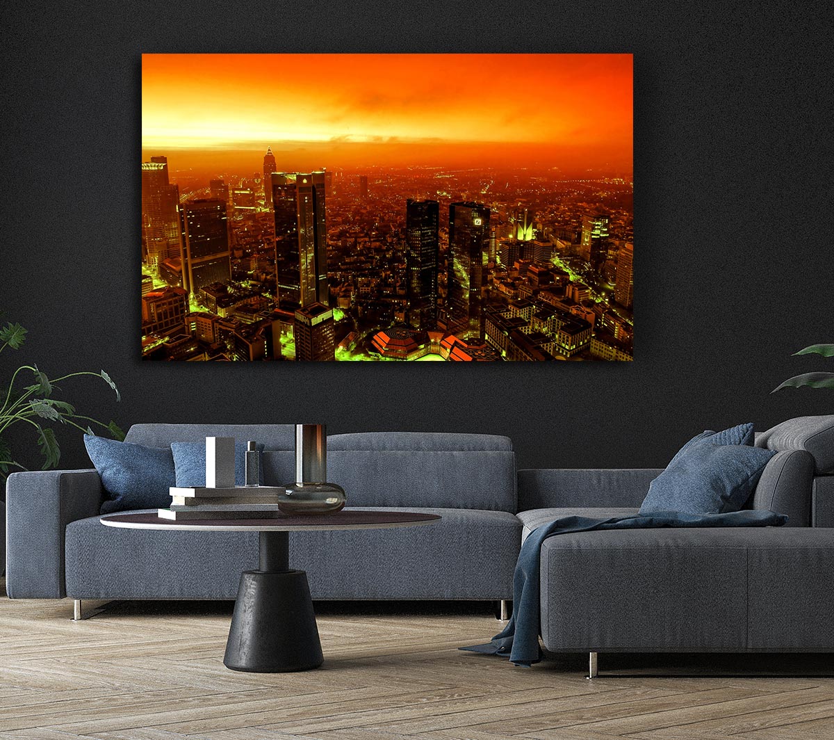 Orange Misty City