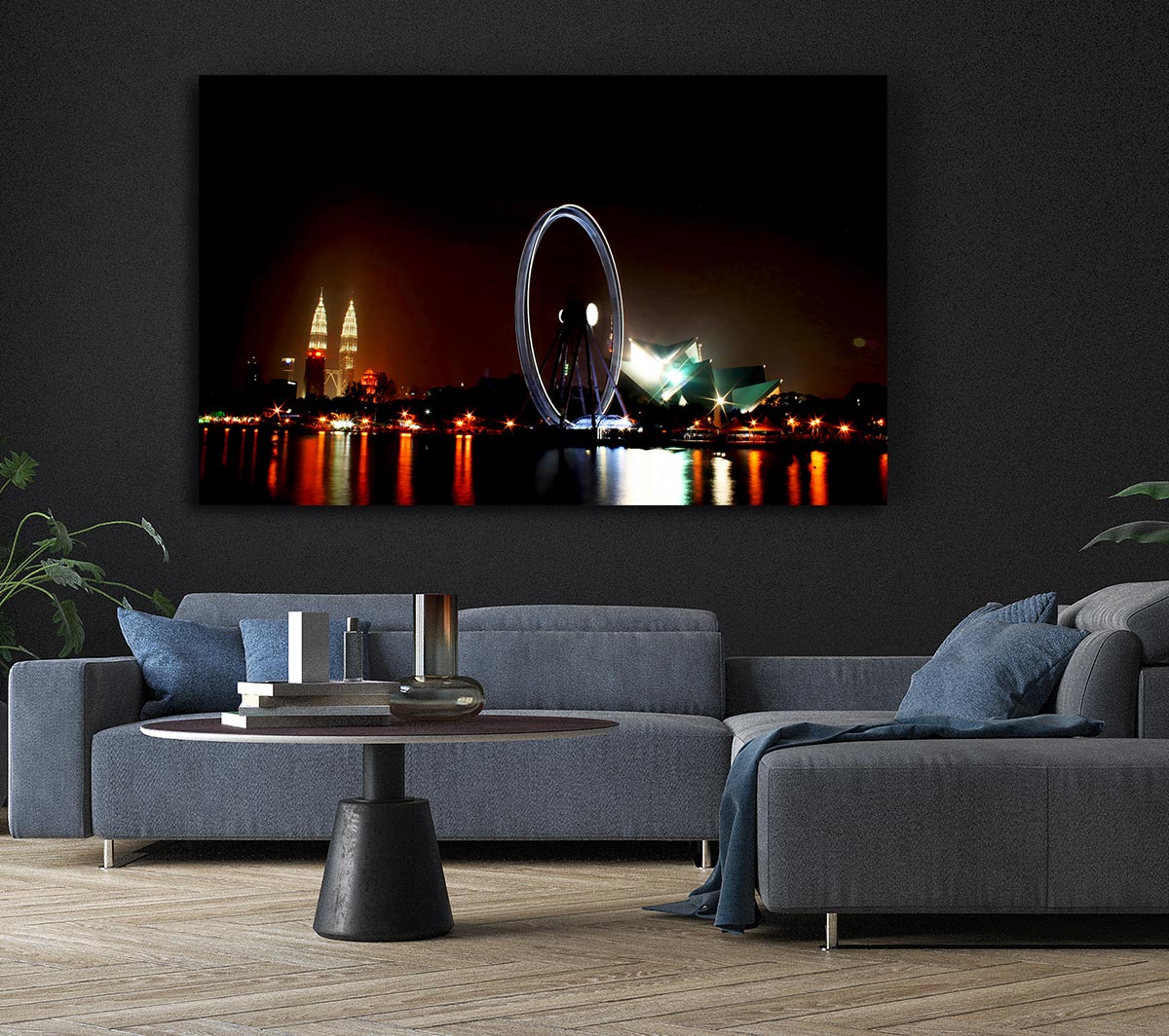 London Eye Over The Thames
