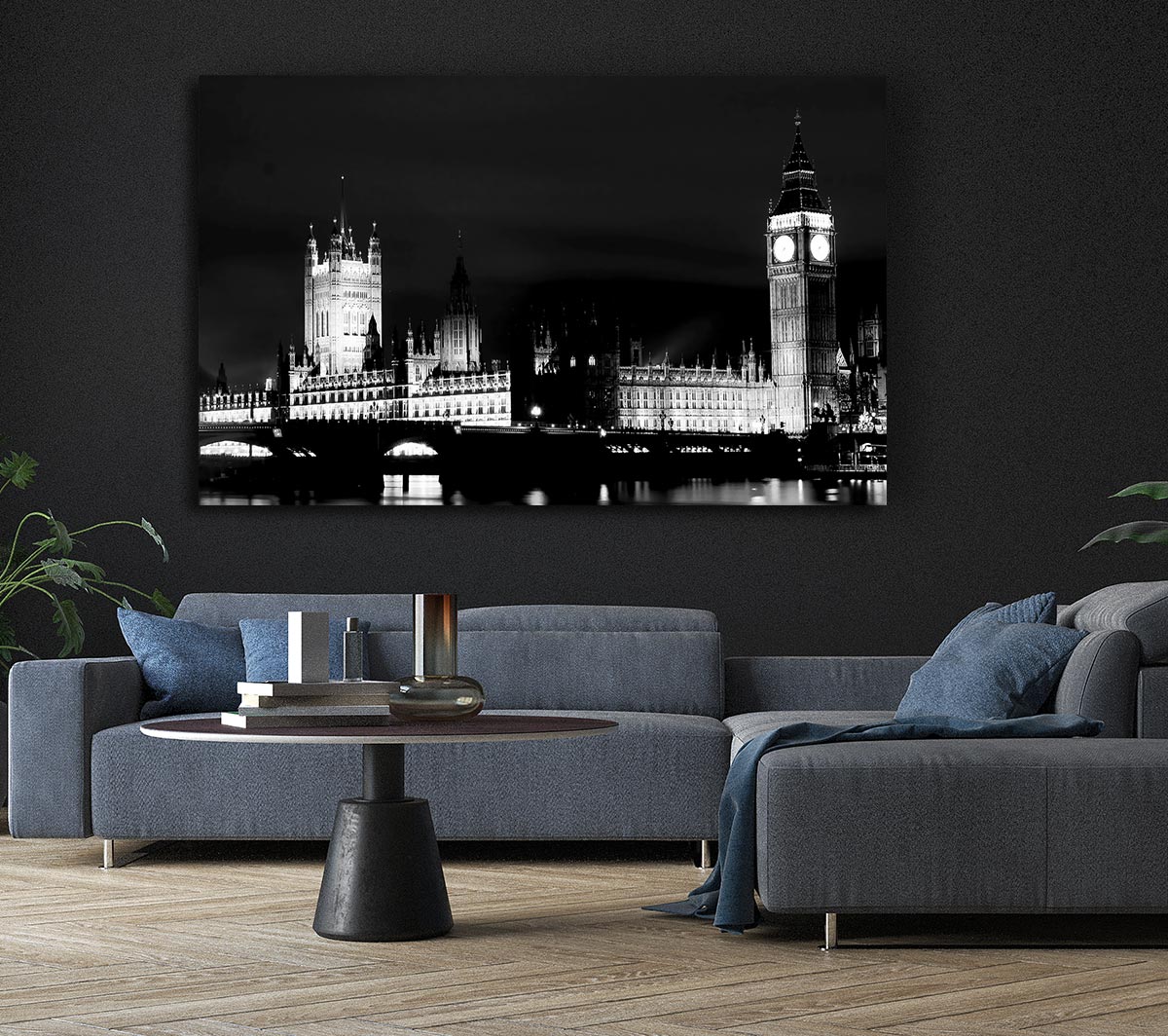 London Houses Of Parliament Dark Nights