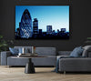 London The Gherkin Blue Cast