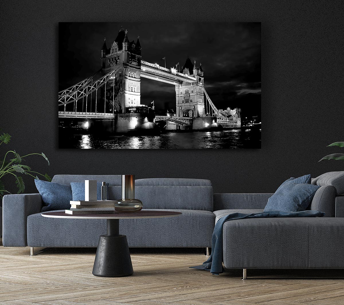 London Tower Bridge B n W
