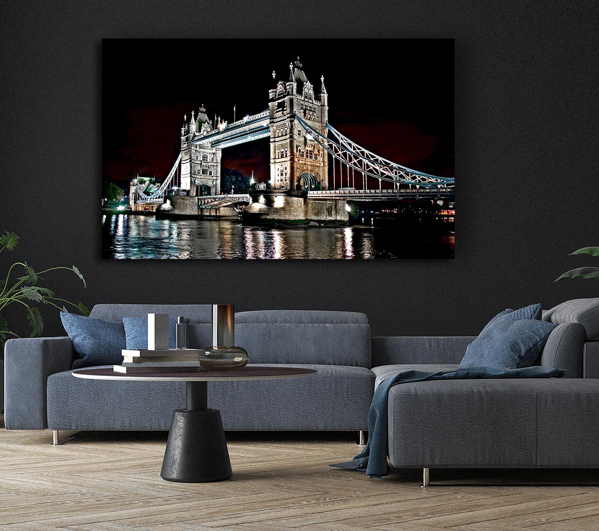 London Tower Bridge Night Lights