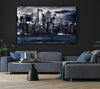 Manhattan Panorama In Blue