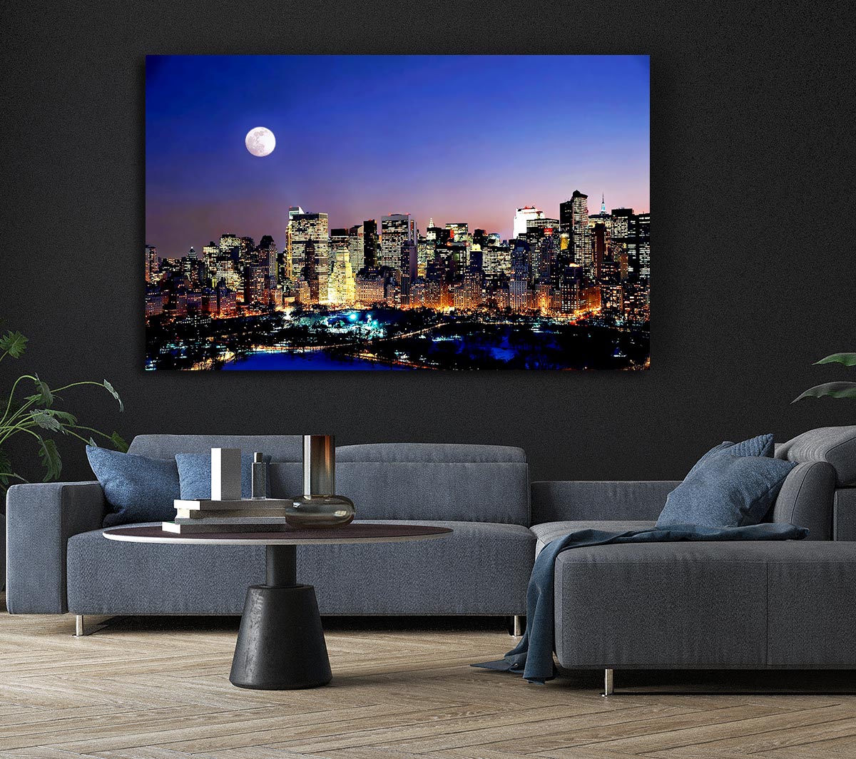 Moon Over Manhattan