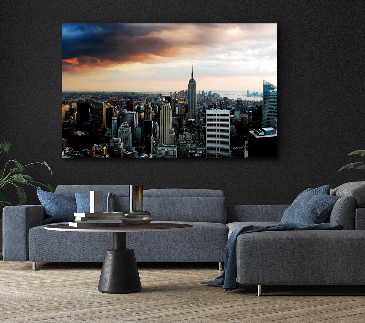 New York City As The Sun Comes Up