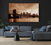 New York City Brooklyn Bridge Brown Cast