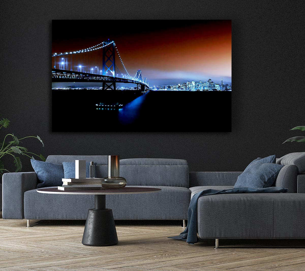 New York City Brooklyn Bridge City Skyline