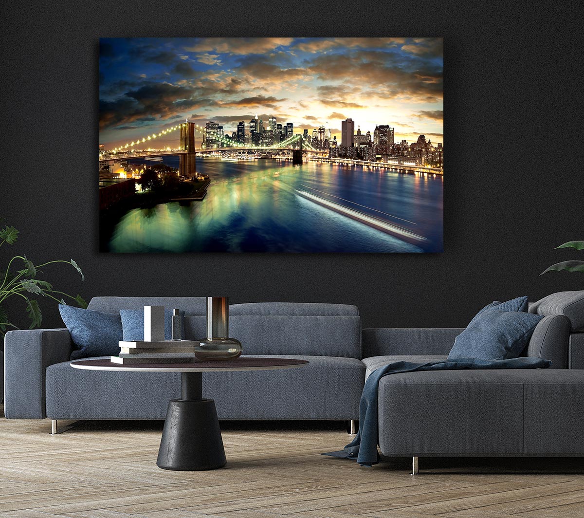 New York City Brooklyn Bridge View