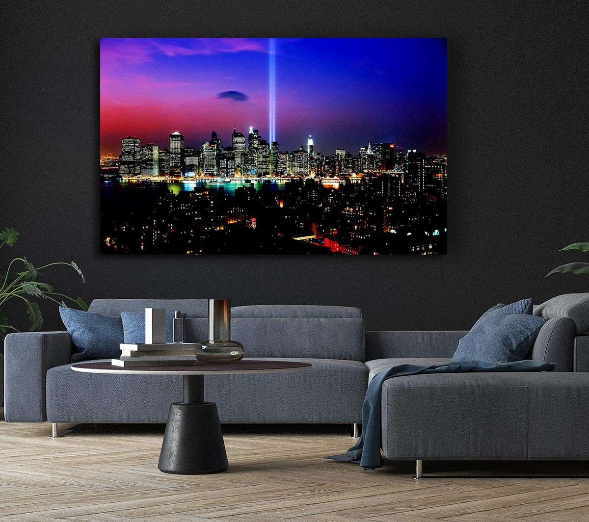 New York City Night Beam