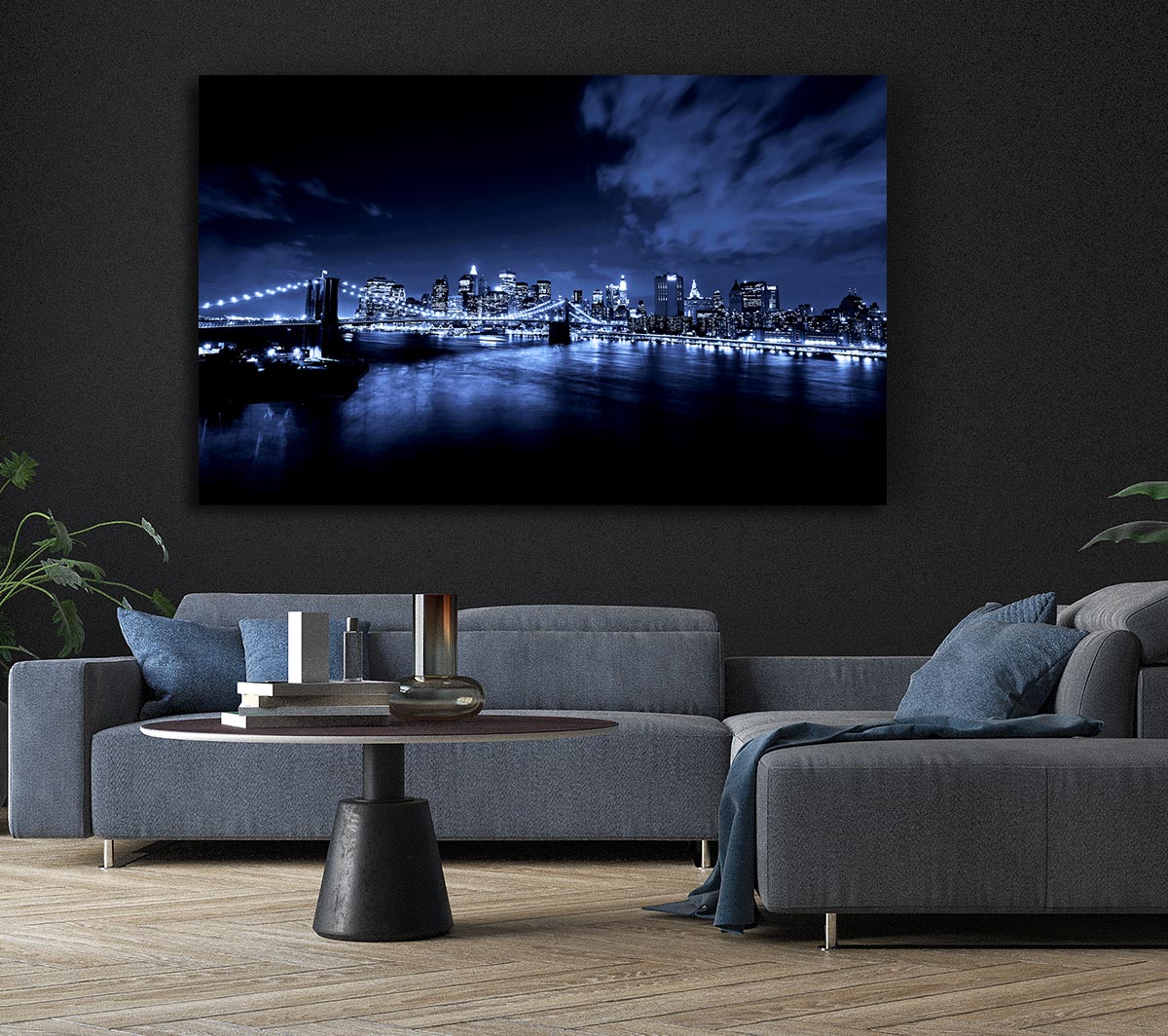 New York City Night Blues Glow