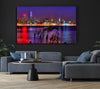 New York City Purple Sky Reflections