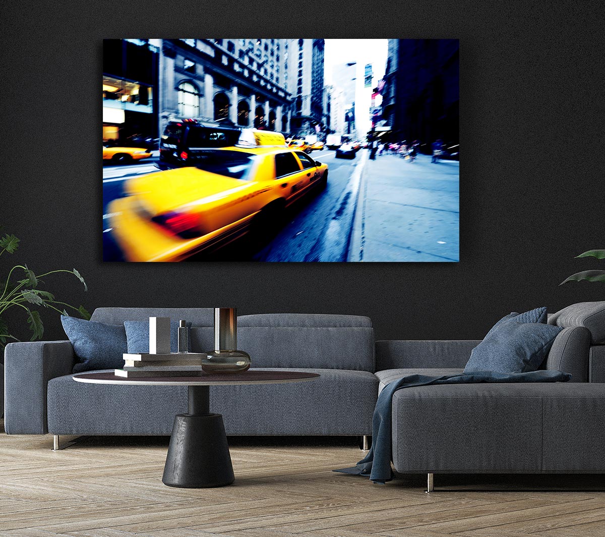 New York City Yellow Cab Blur