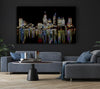 New York Harbour Reflections Black