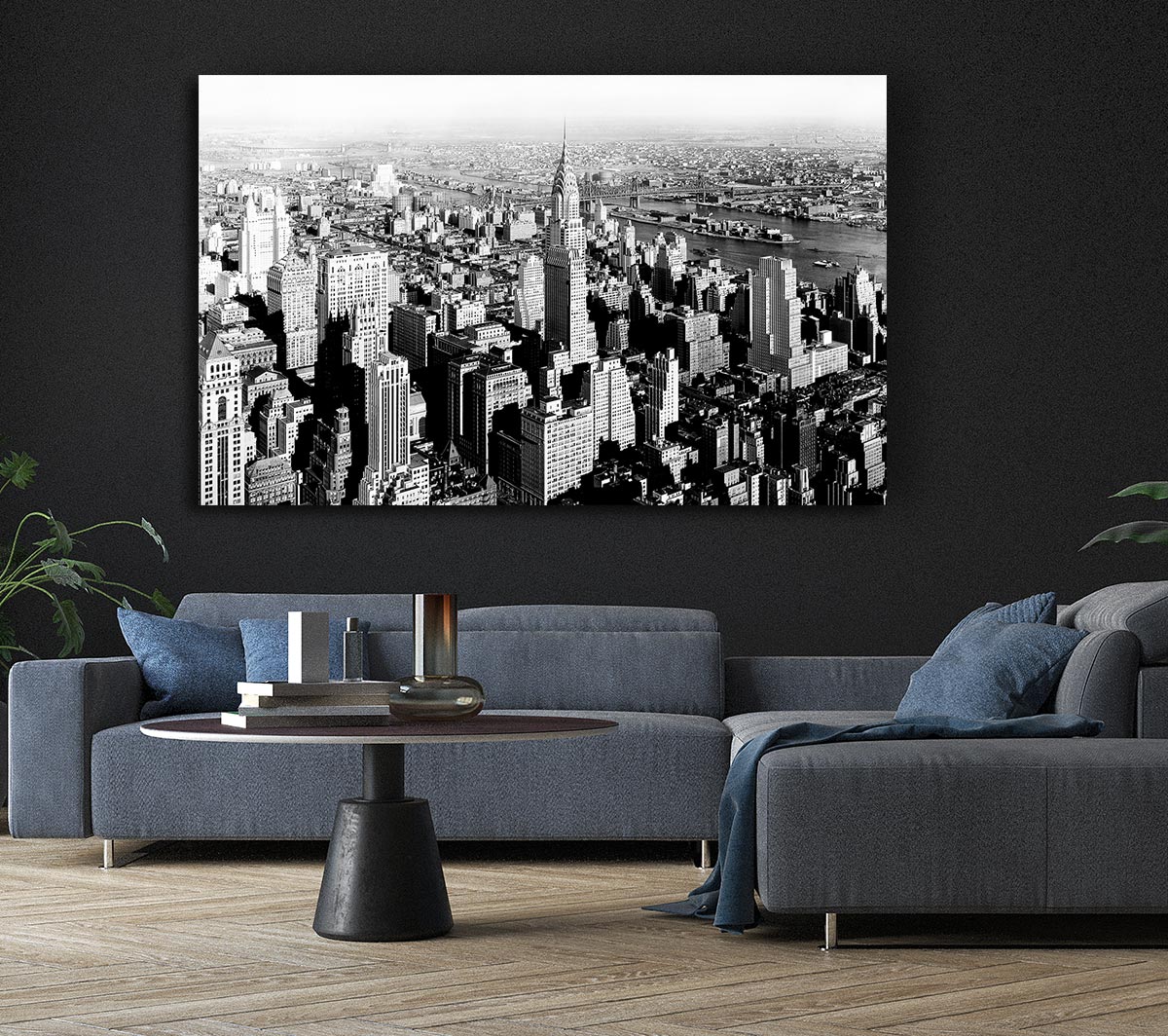New York Retro B n W