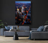 Nyc Ariel View City Lights