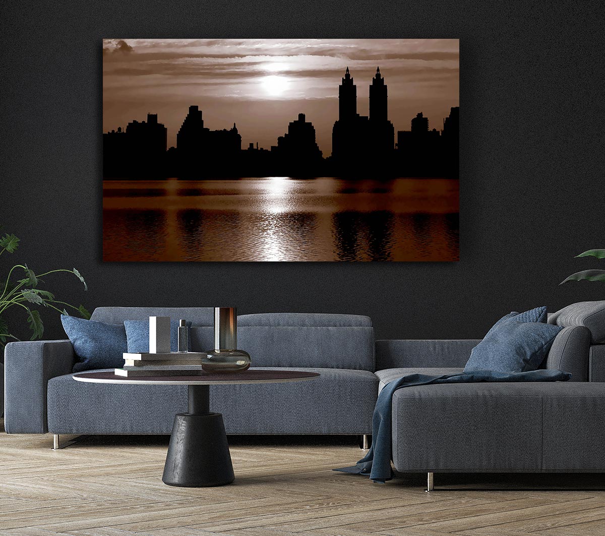 Nyc Brown Skyline