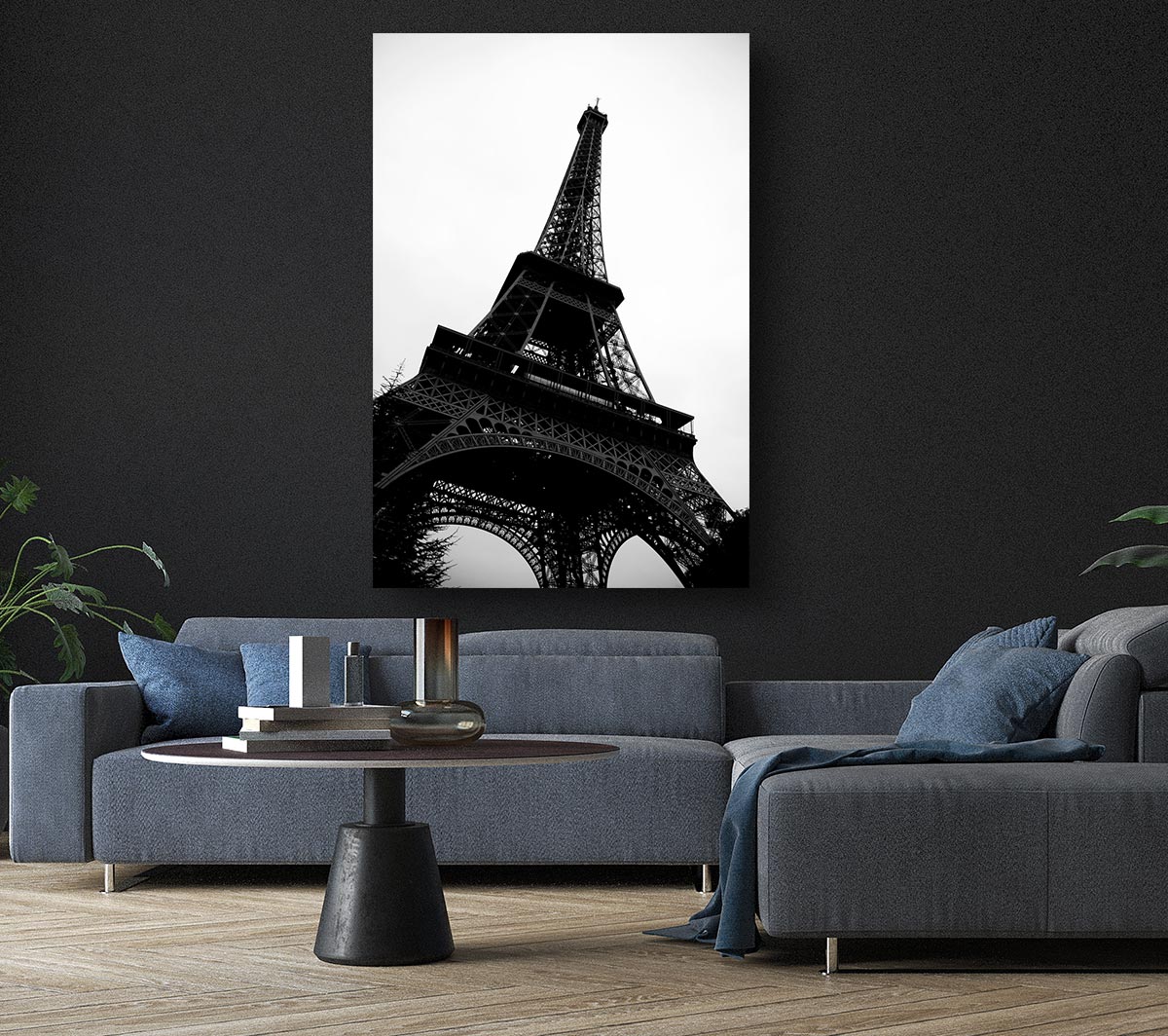 Paris Eiffel Tower B n W