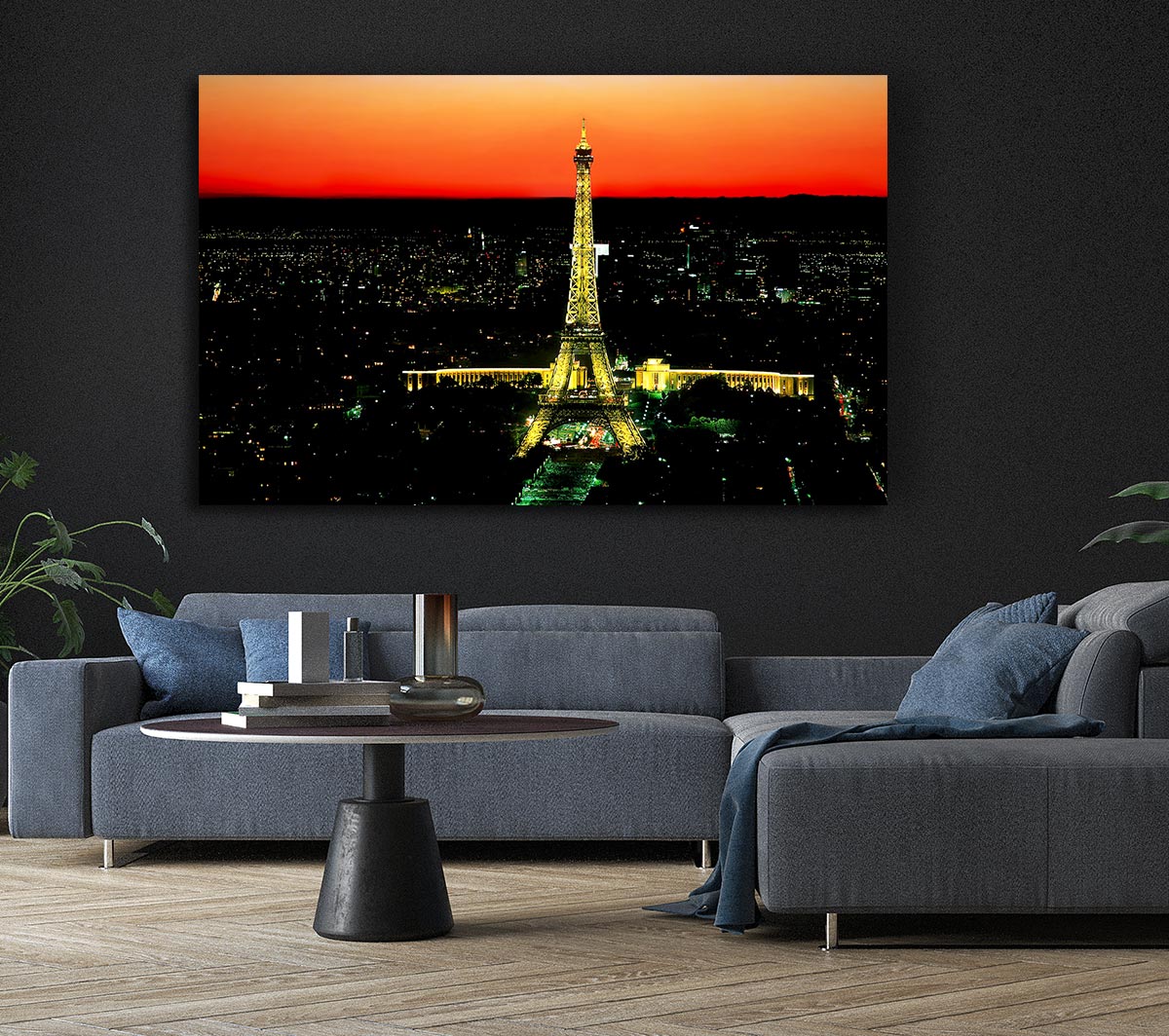 Paris Eiffel Tower Golden Nights