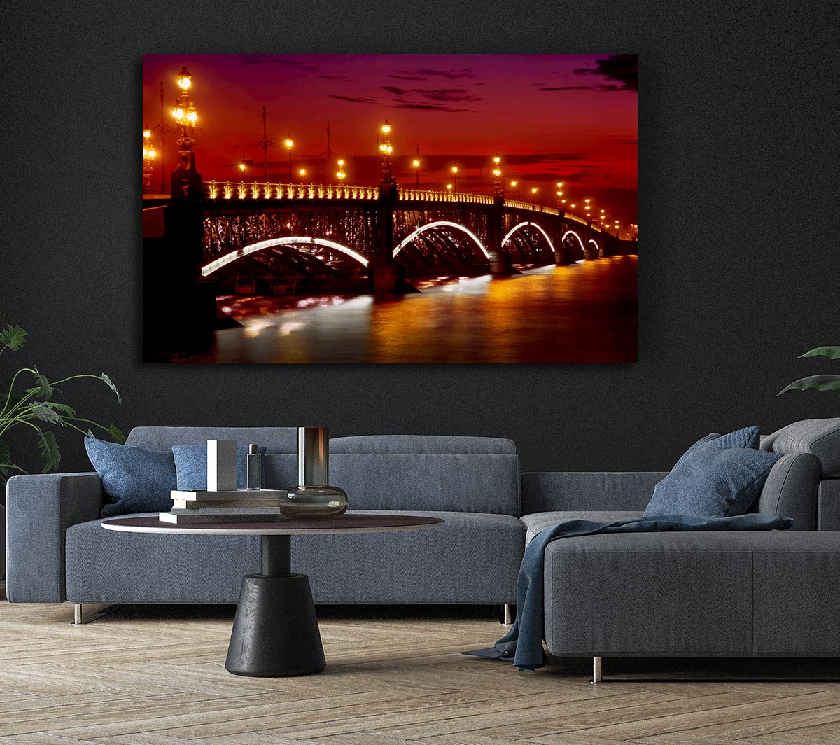 Prague Bridge Glow