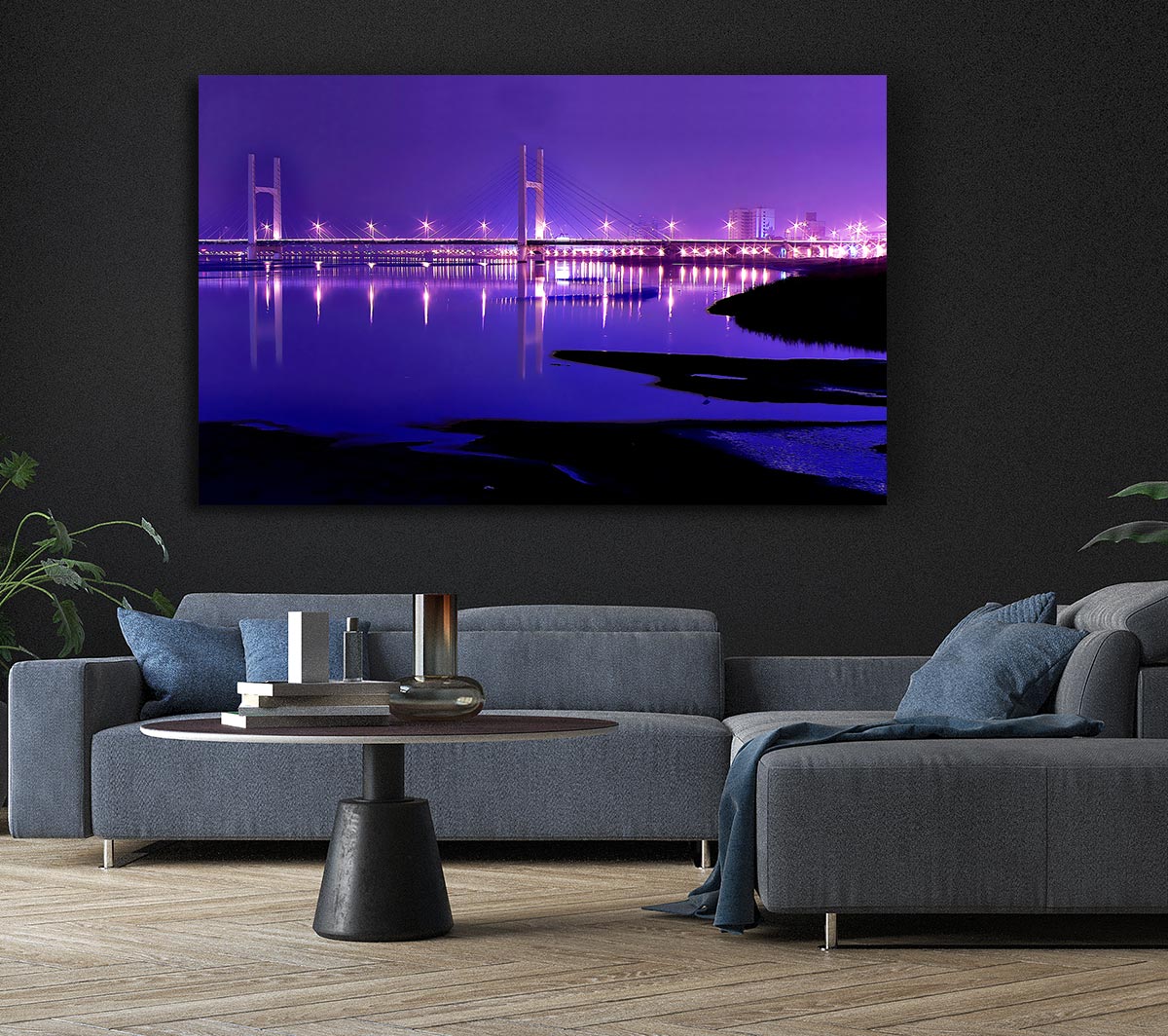 Purple Night Shoreline