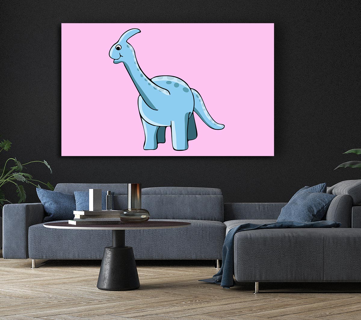 Big Funny Dinosaur Pink