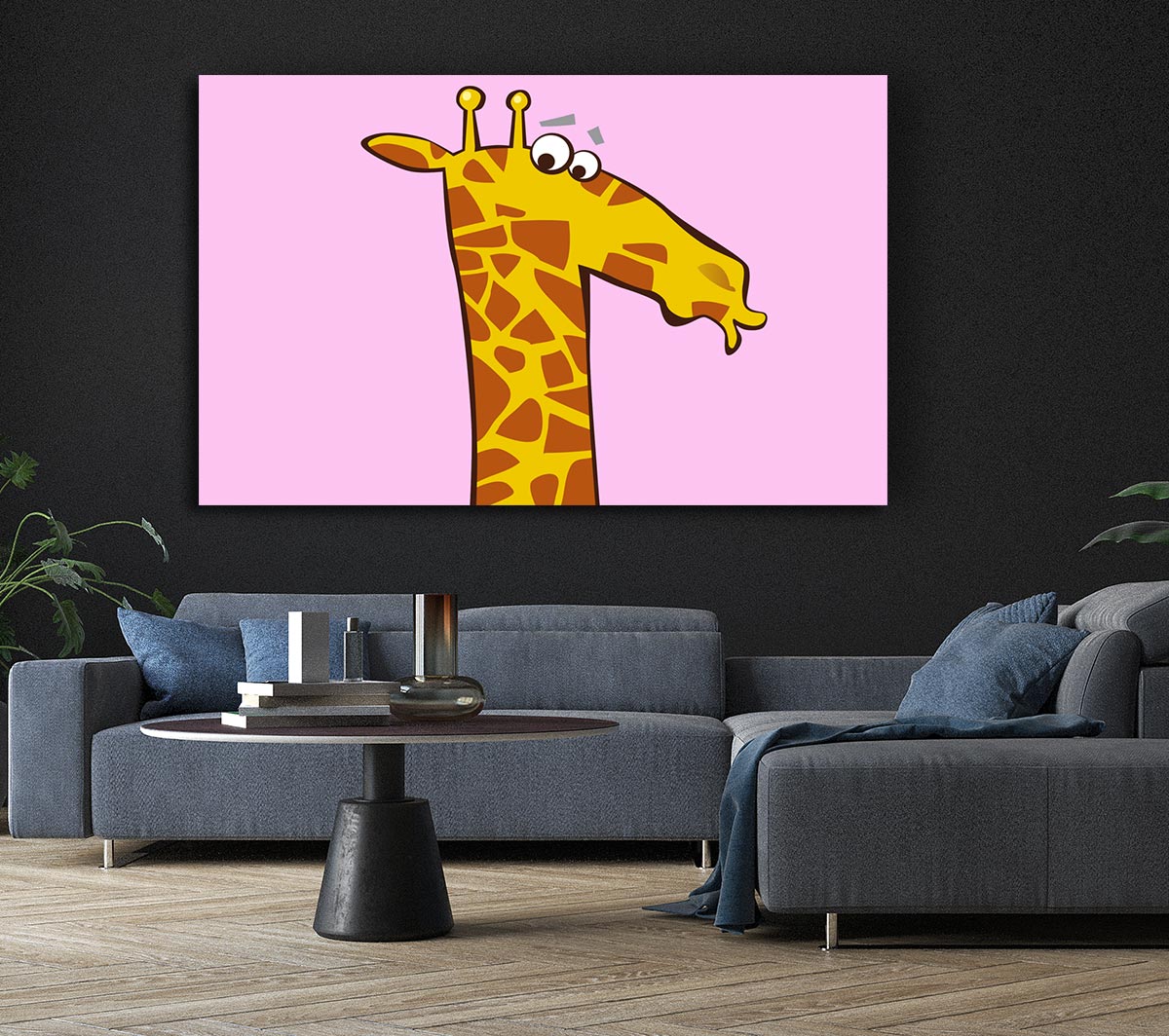 Funny Confused Zebra Pink