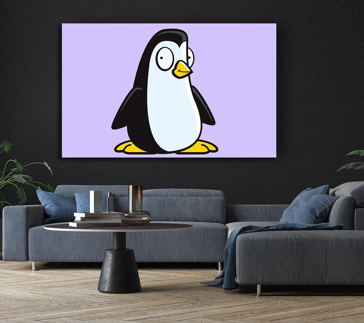 Funny Penguin Lilac
