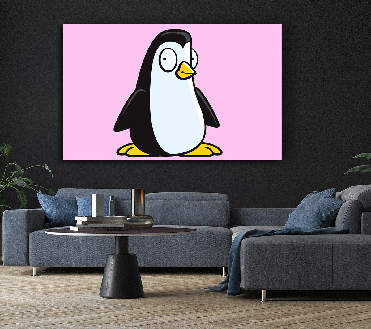 Funny Penguin Pink