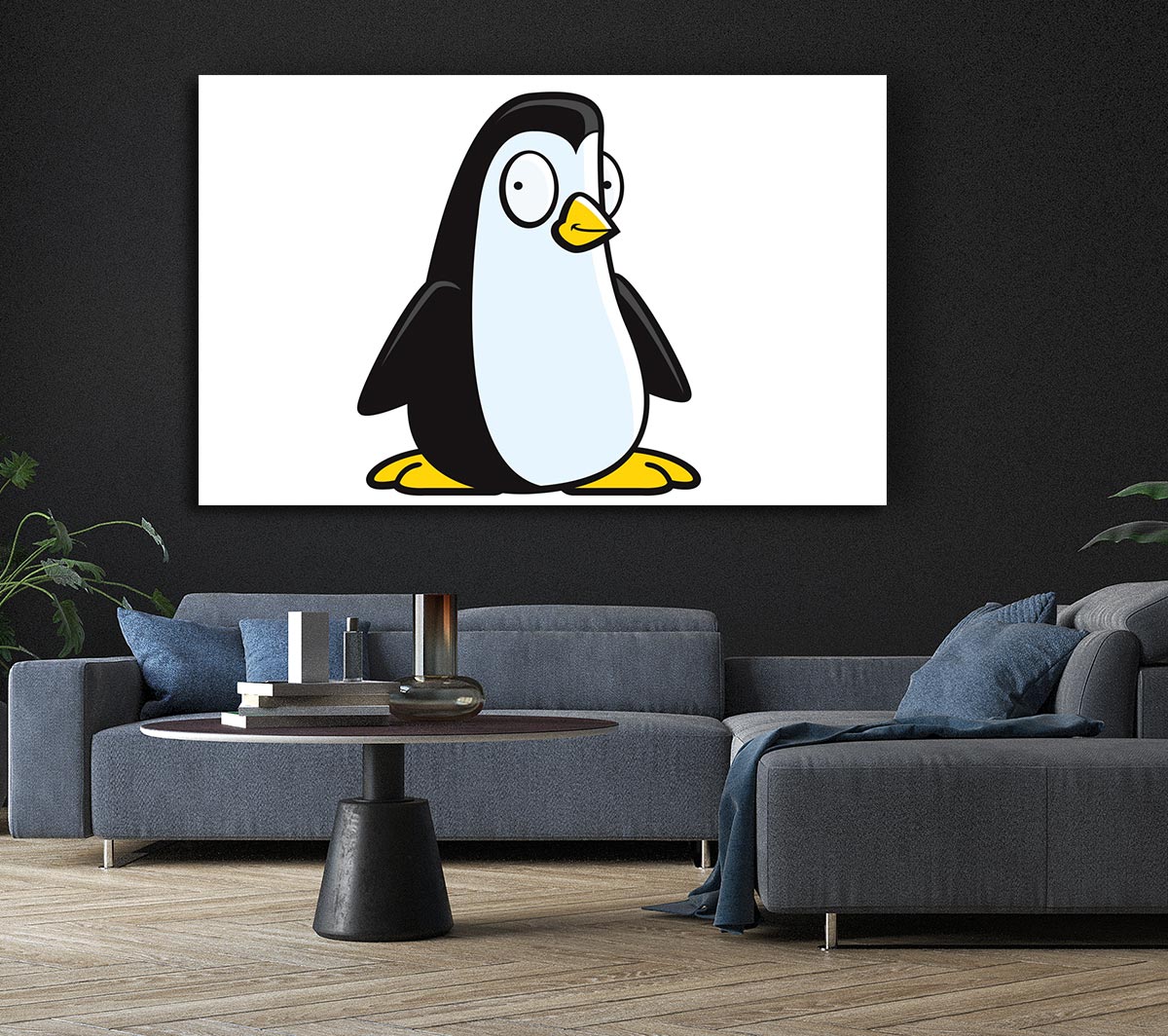 Funny Penguin White