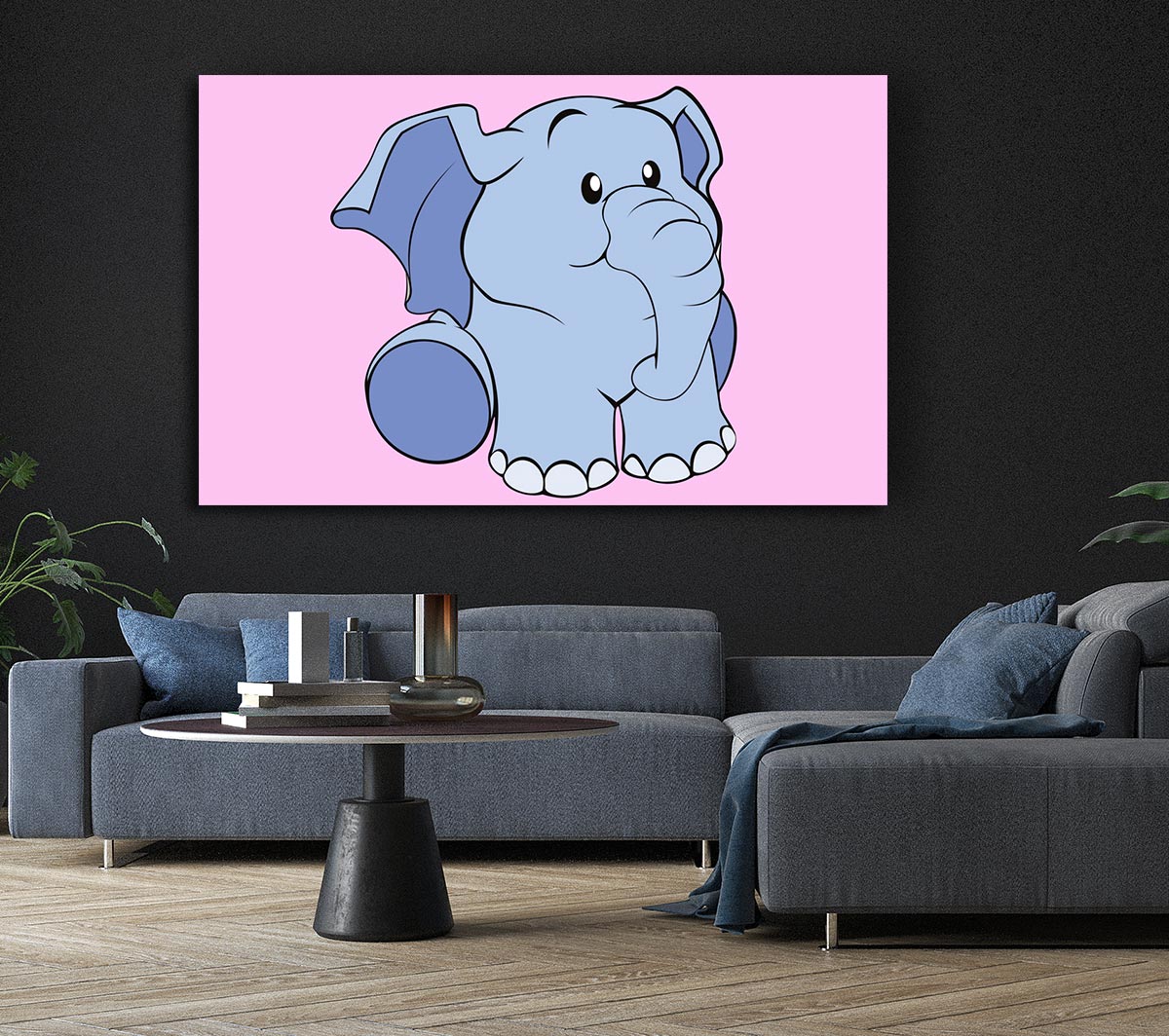 Happy Baby Elephant Pink