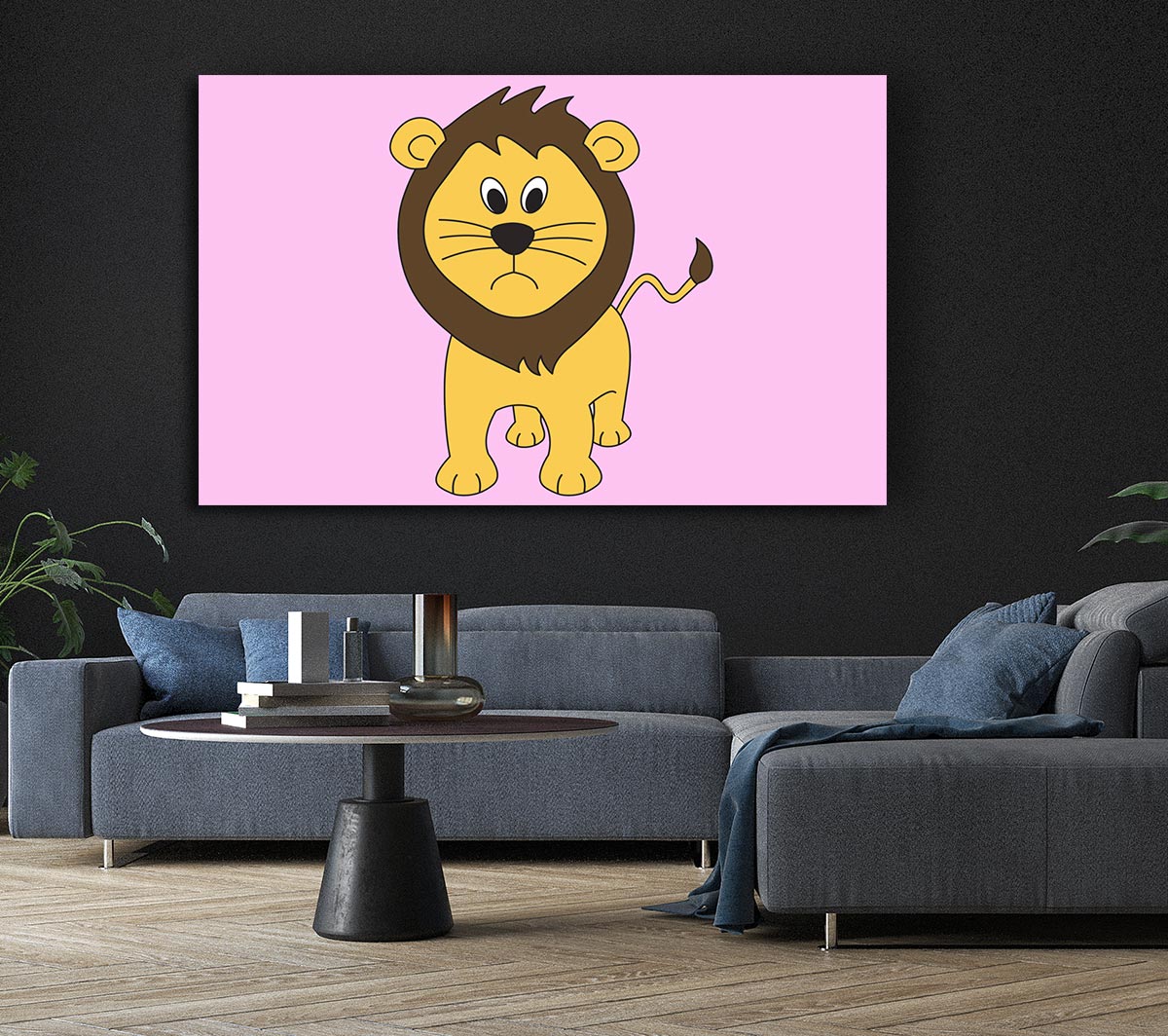 Sad Lion Pink