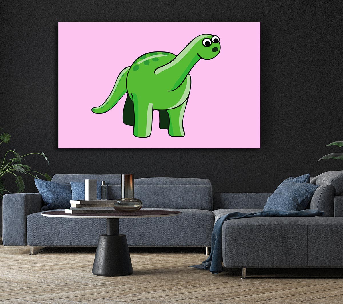 Suprised Dinosaur Pink