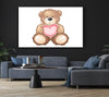 Teddy Bear Love Heart White