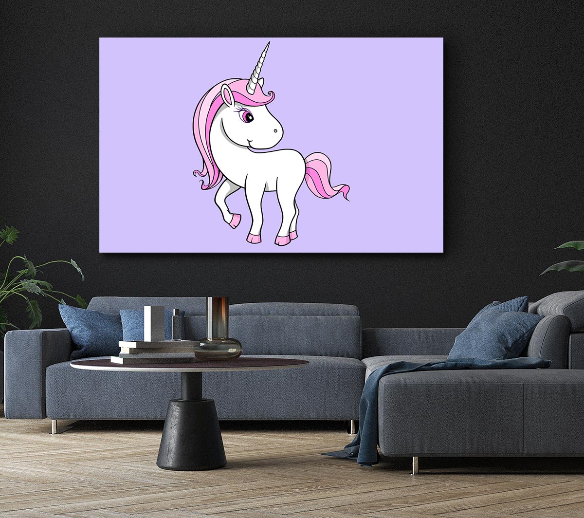 Unicorn Walking Lilac