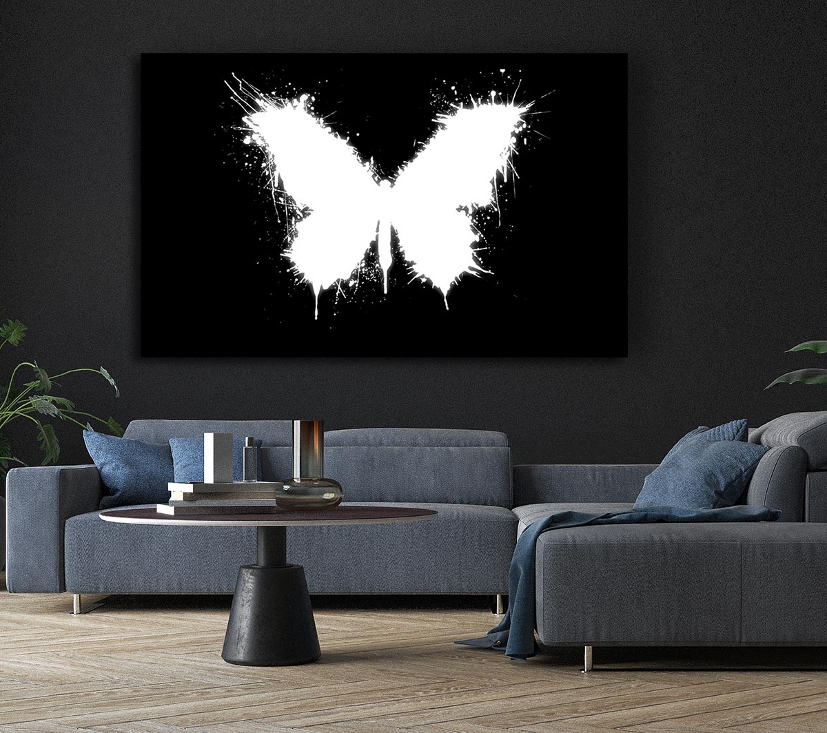 Black And White Butterfly