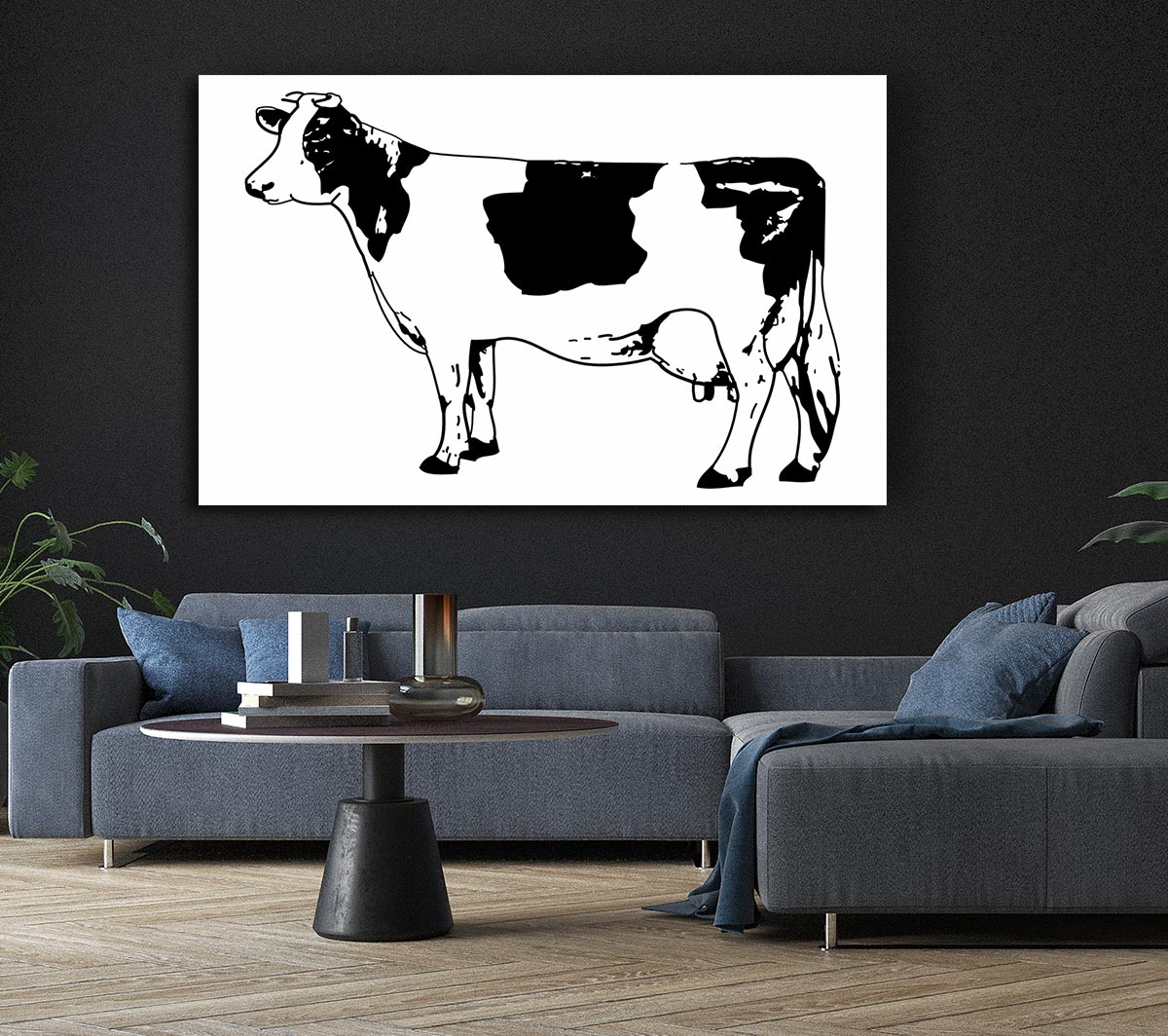 Cow Black And White