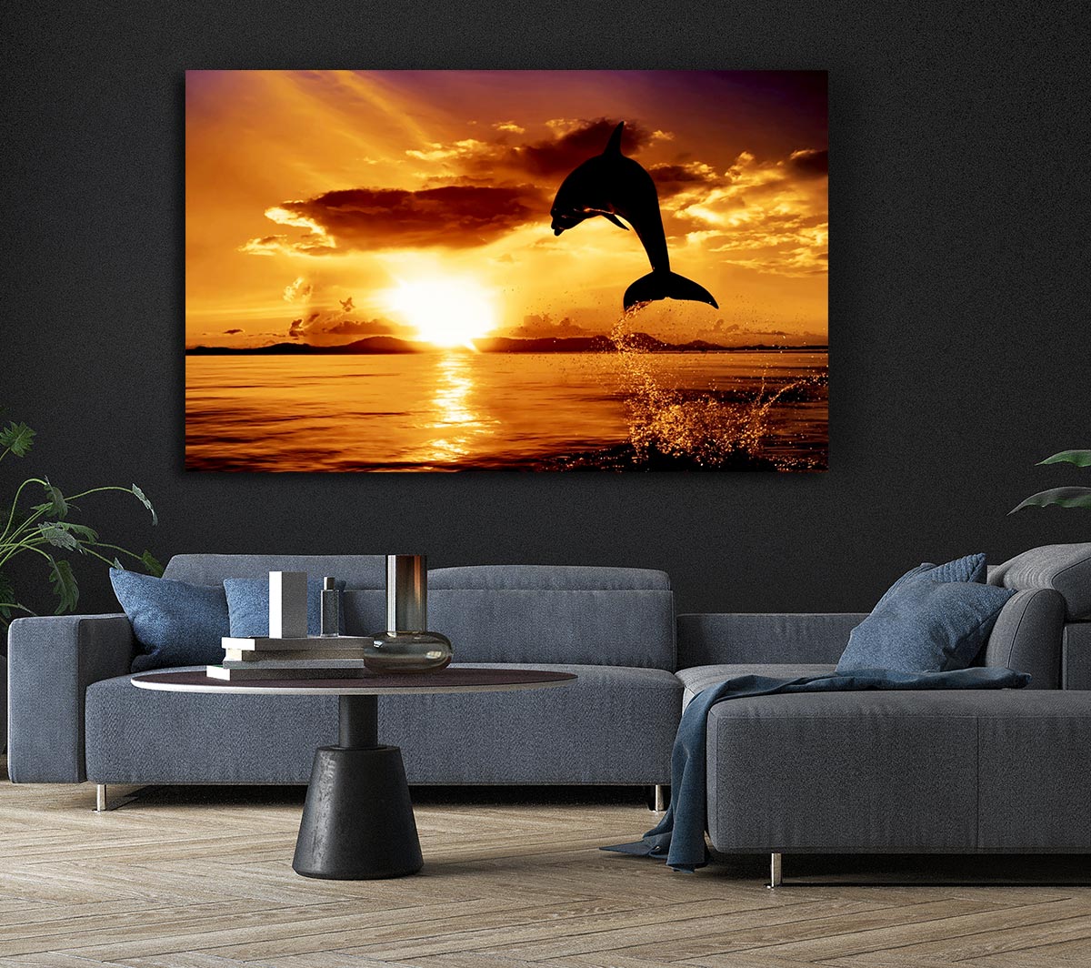 Dolphin Sunset