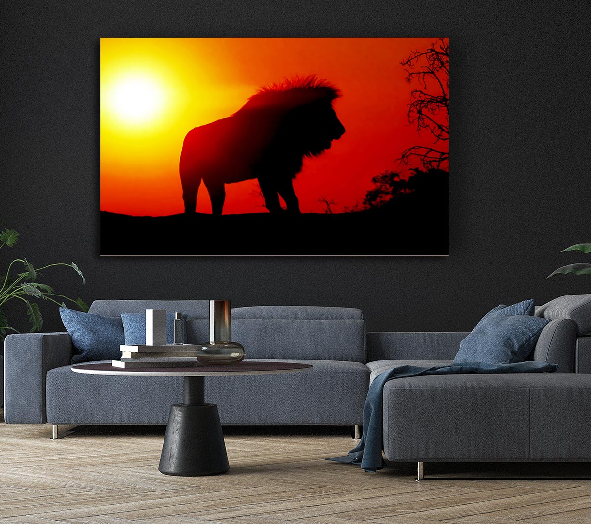 Lion Sunset